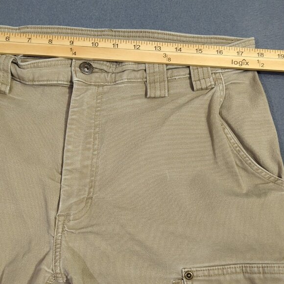 Duluth Pants Men's 38x34 Fits 36x32 Dessert Khaki Flex Fire Hose Relaxed Fit - Picture 6 of 13